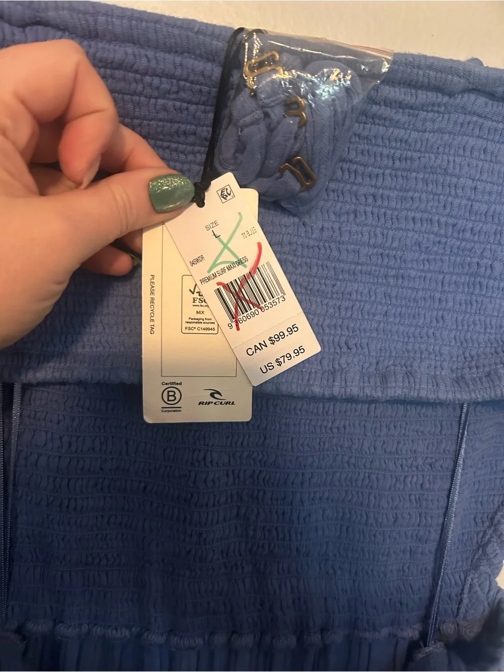 NWT Rip Curl Surf Maxi dress - Picture 8 of 8